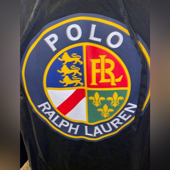 Polo Ralph Lauren Classic Fit Black Hoodie Shirt Lightweight Size Medium - Picture 3 of 7